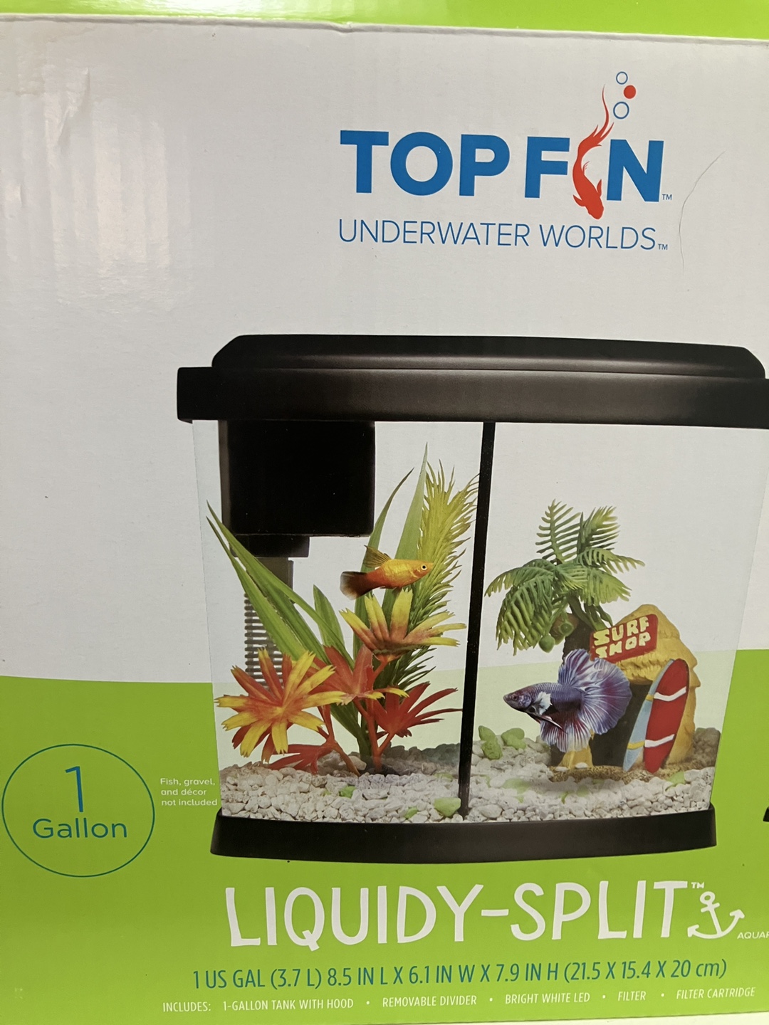Top Fin 1-Gallon Aquarium Kit - New in Box!