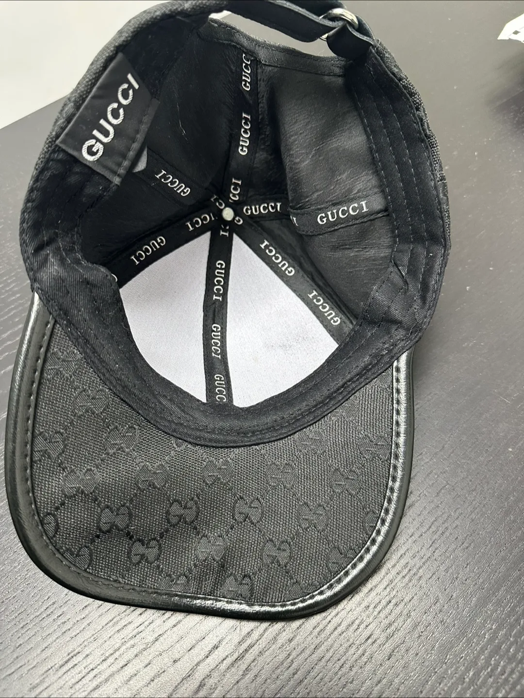 Gucci GG Canvas Baseball Hat - Black image indicator(2)
