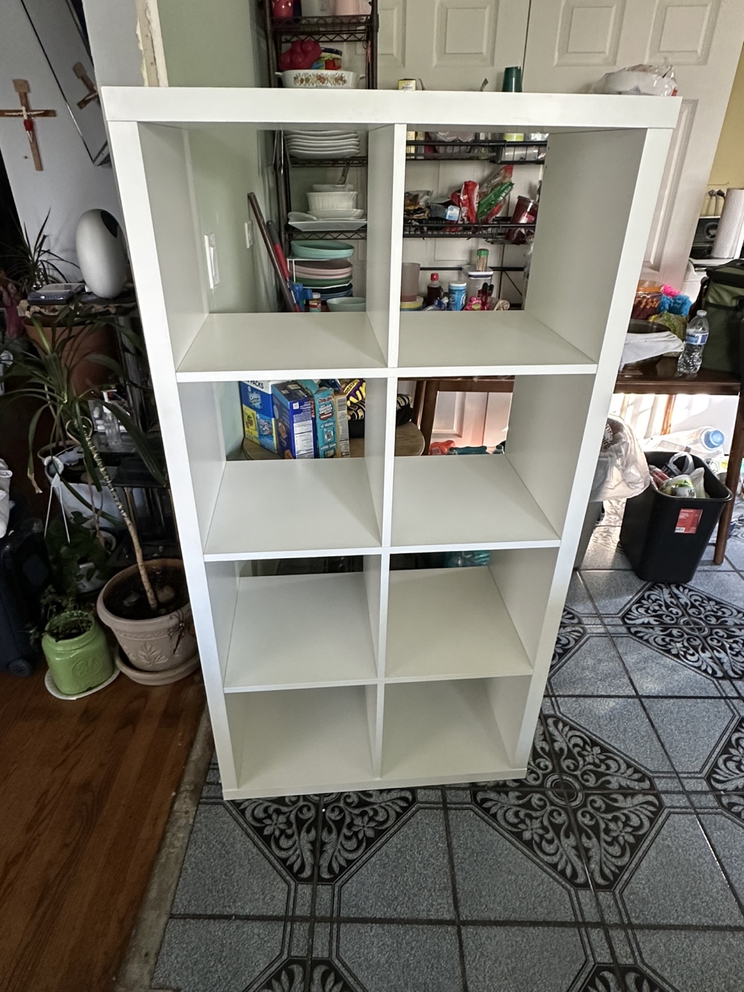 White Shelf Unit - 31x11x64 inches