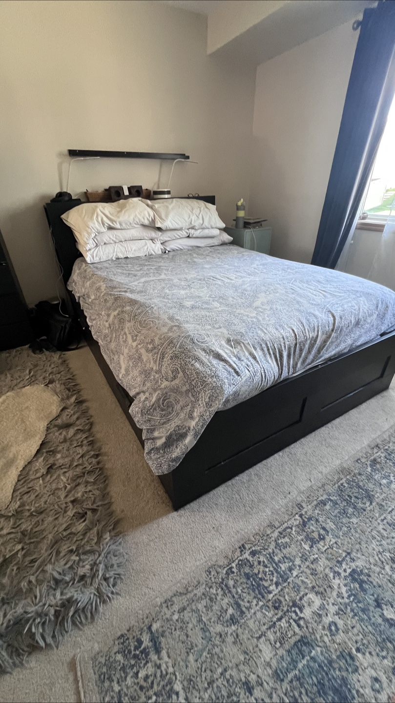 IKEA Queen Size Bed with storage