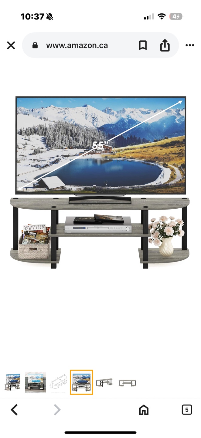 French Oak Grey TV Stand / console for 55” tv or coffee table - photo 3