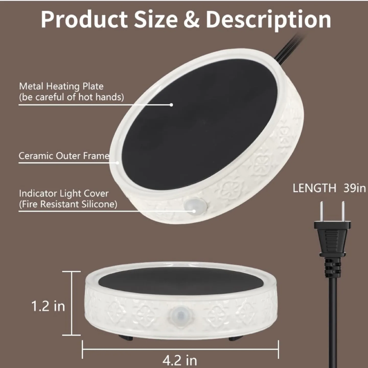 COPINPIN Smart Coffee Mug Warmer image indicator(3)