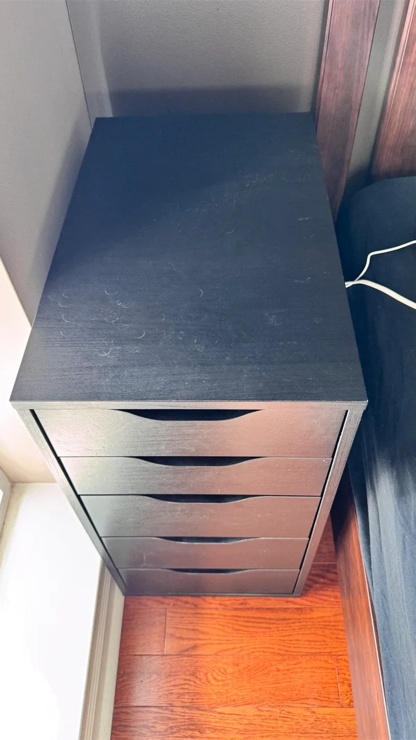 IKEA Alex Black-Brown Drawer Unit image indicator(2)