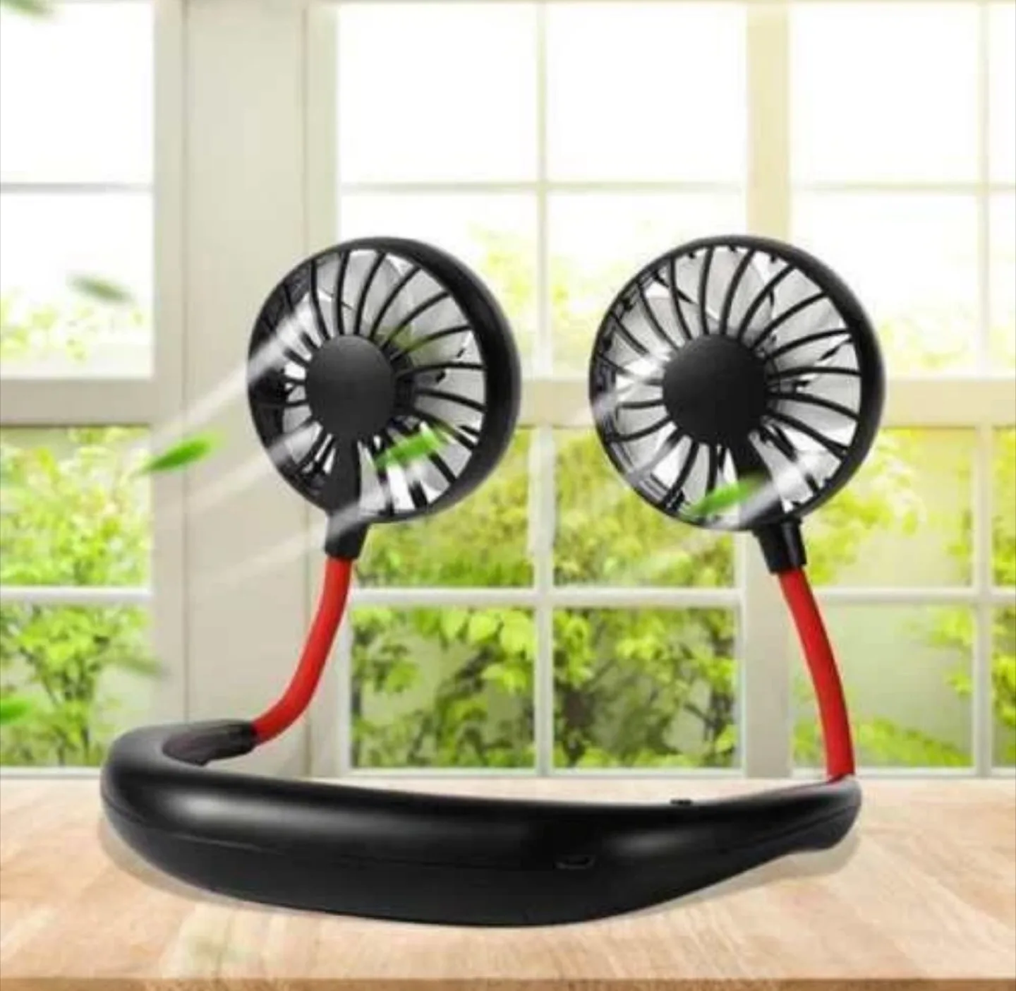 Portable Neck Fan - Hands Free USB Rechargeable thumbnail