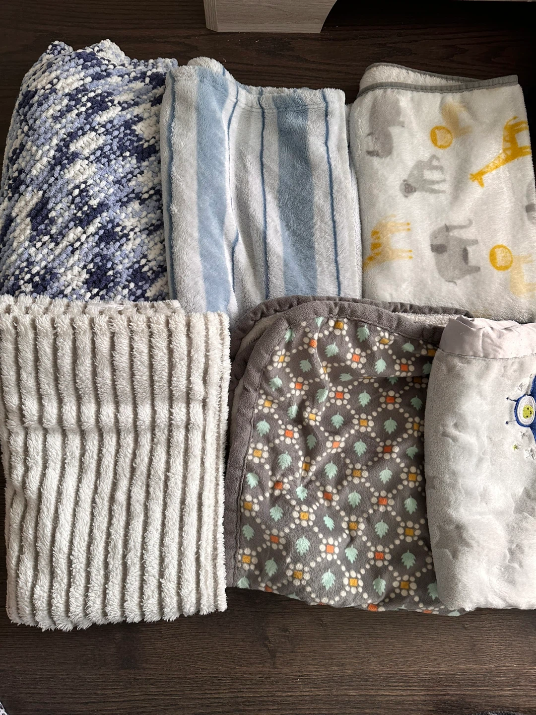 Assorted Baby Blankets - 6 baby blankets for $25!