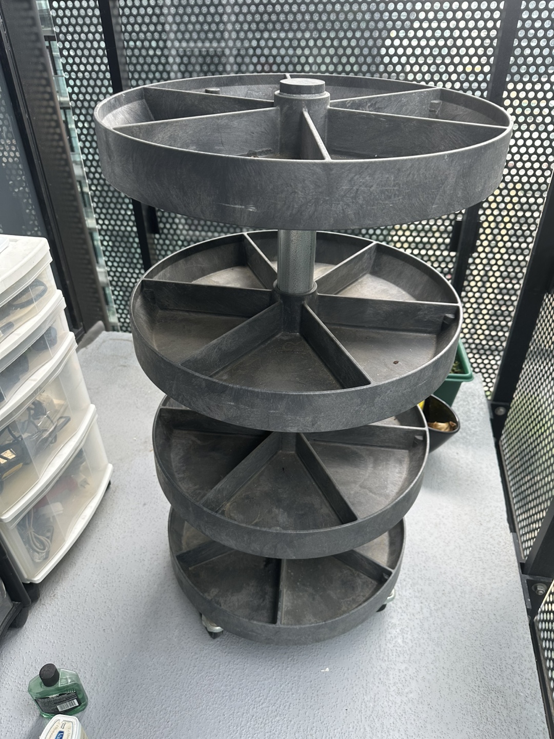 Rolling Shelving Unit - 4 Tier