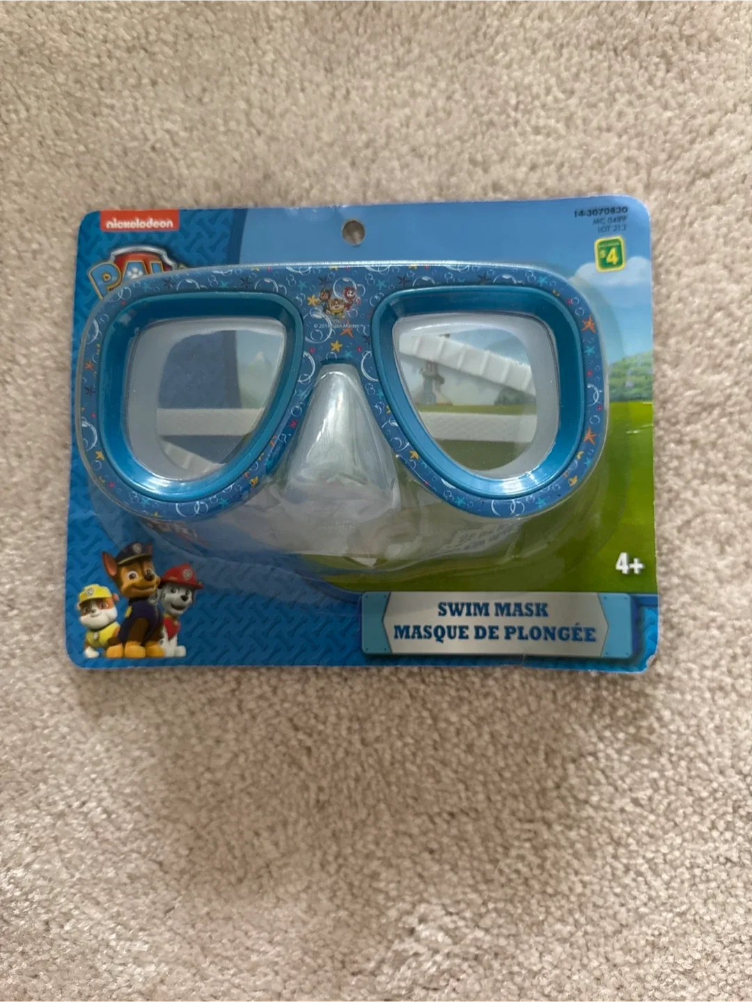 New Paw Patrol Swim Mask - Ages 4+ thumbnail