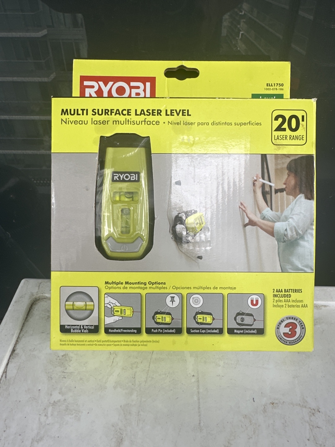 Ryobi Multi Surface Laser Level - New in Box!