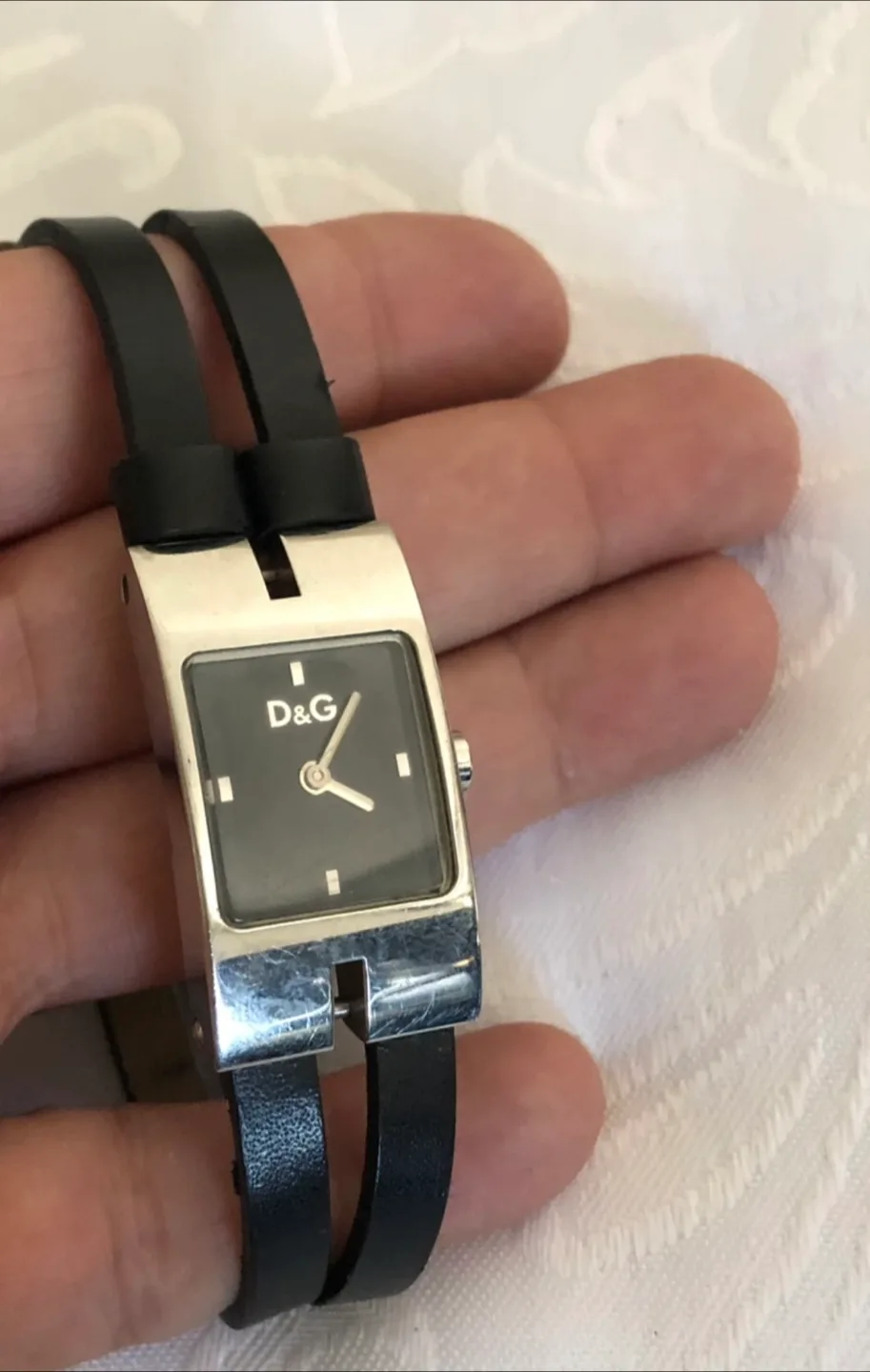 D&G Ladies Watch - Black Leather Strap thumbnail
