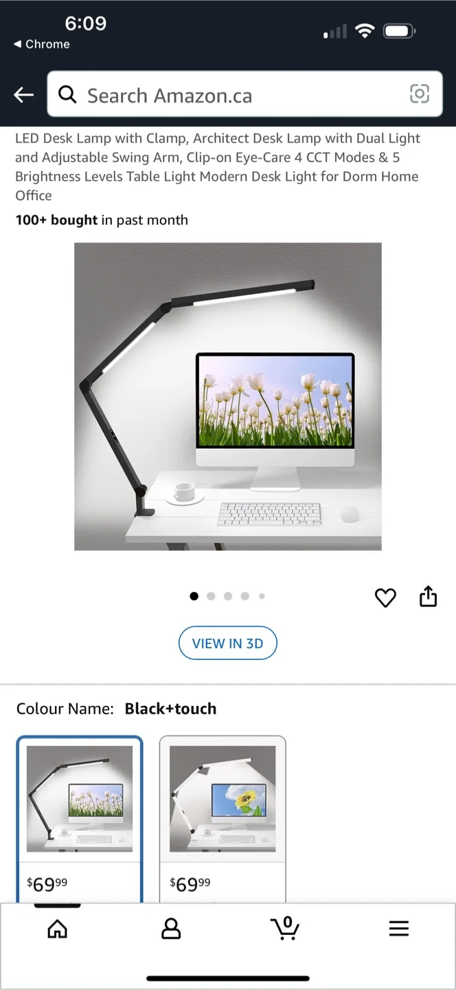 LED Architect Desk Lamp - Adjustable Swing Arm thumbnail