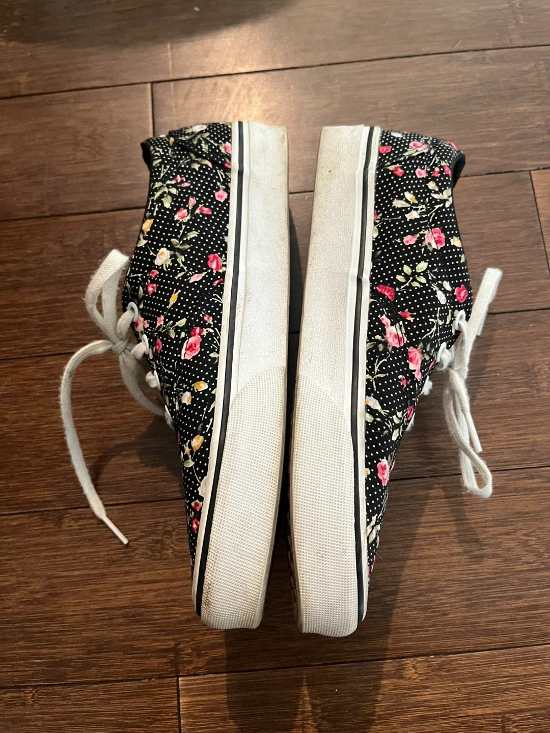 Vans Floral Print Sneakers - Women's Size 8 image indicator(5)