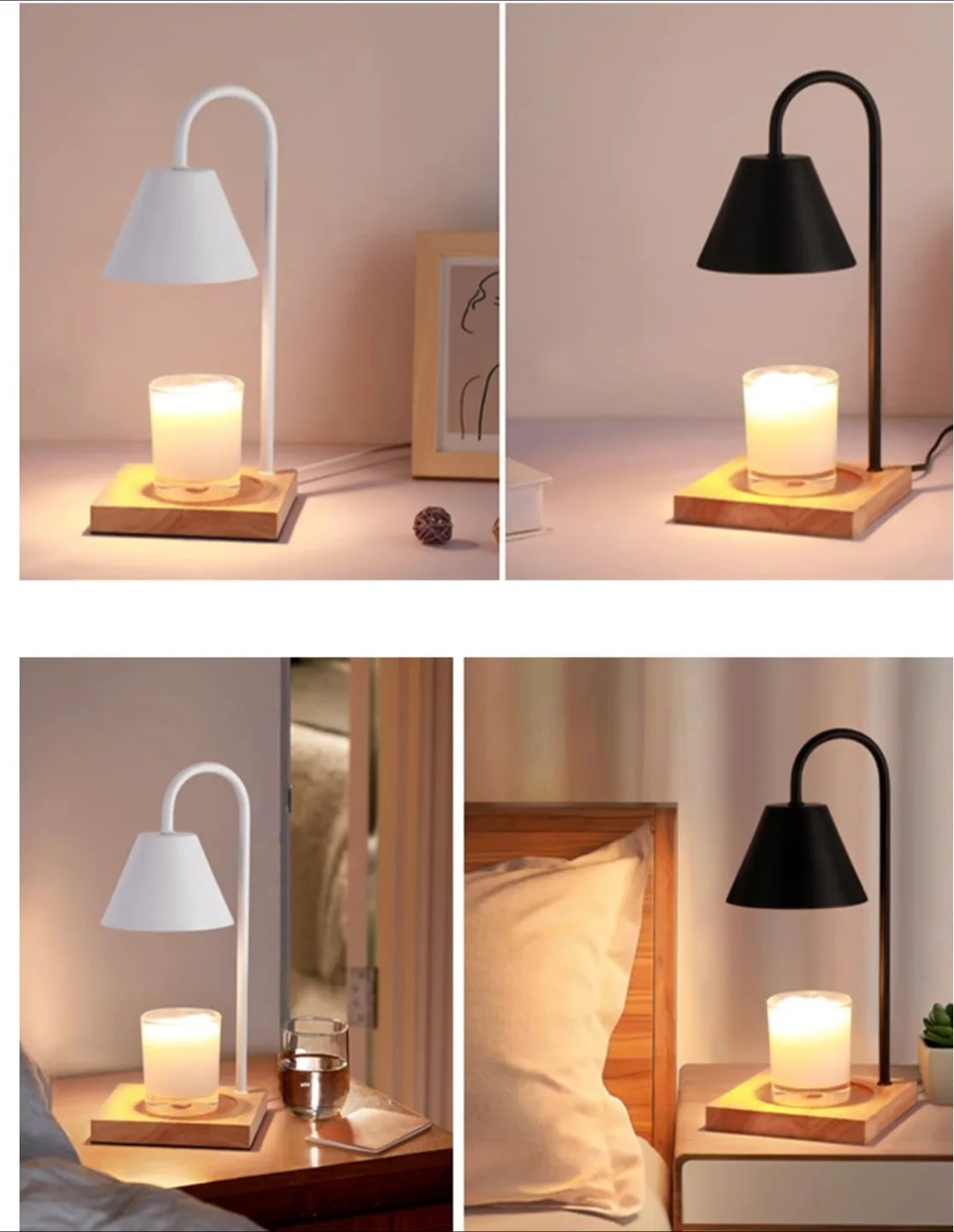 Graphite Black Candle Warmer Lamp image indicator(5)