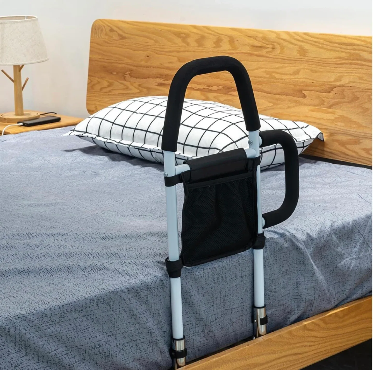 WISDEER Bed Rail - Adjustable Height & Length