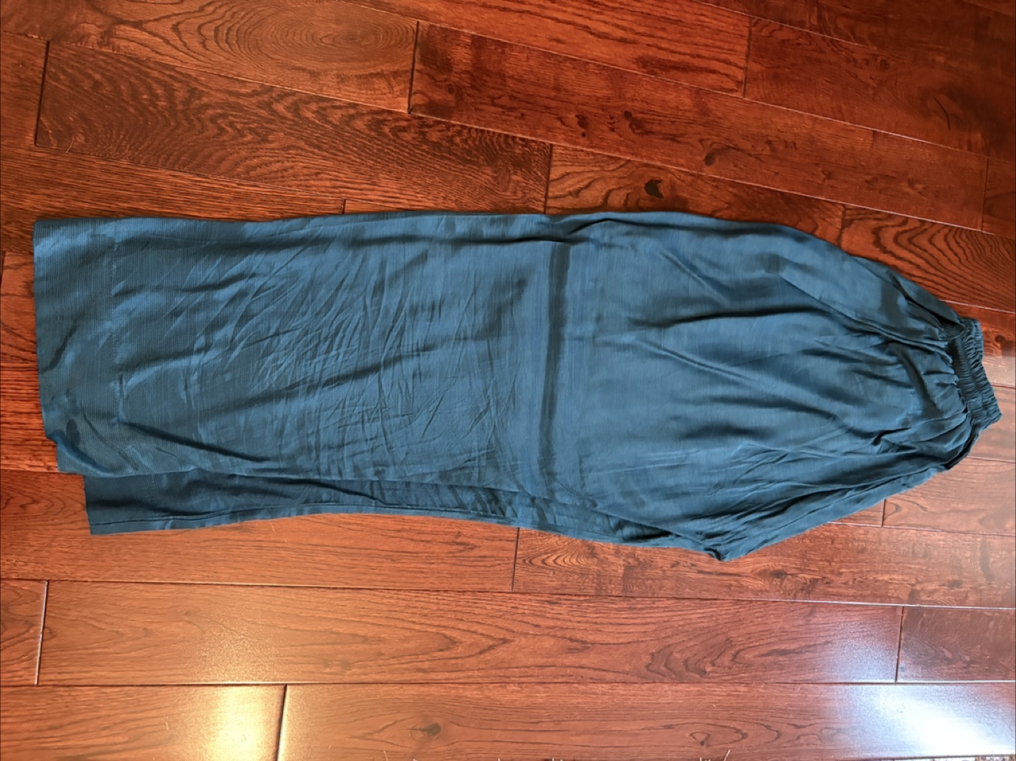 Teal Embroidered Pakistani Salwar Kameez - photo 3