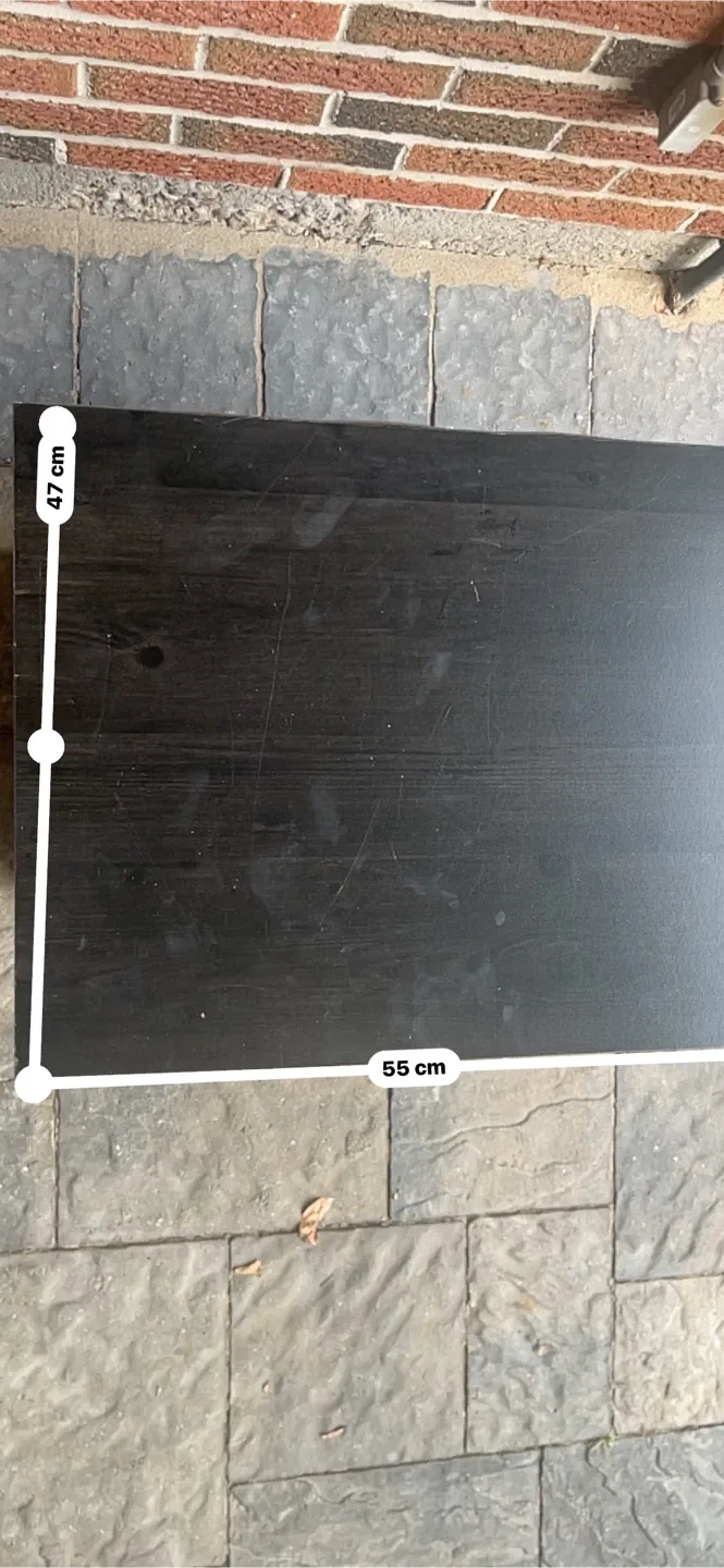 Dark Wood Nightstand with Drawers image indicator(7)