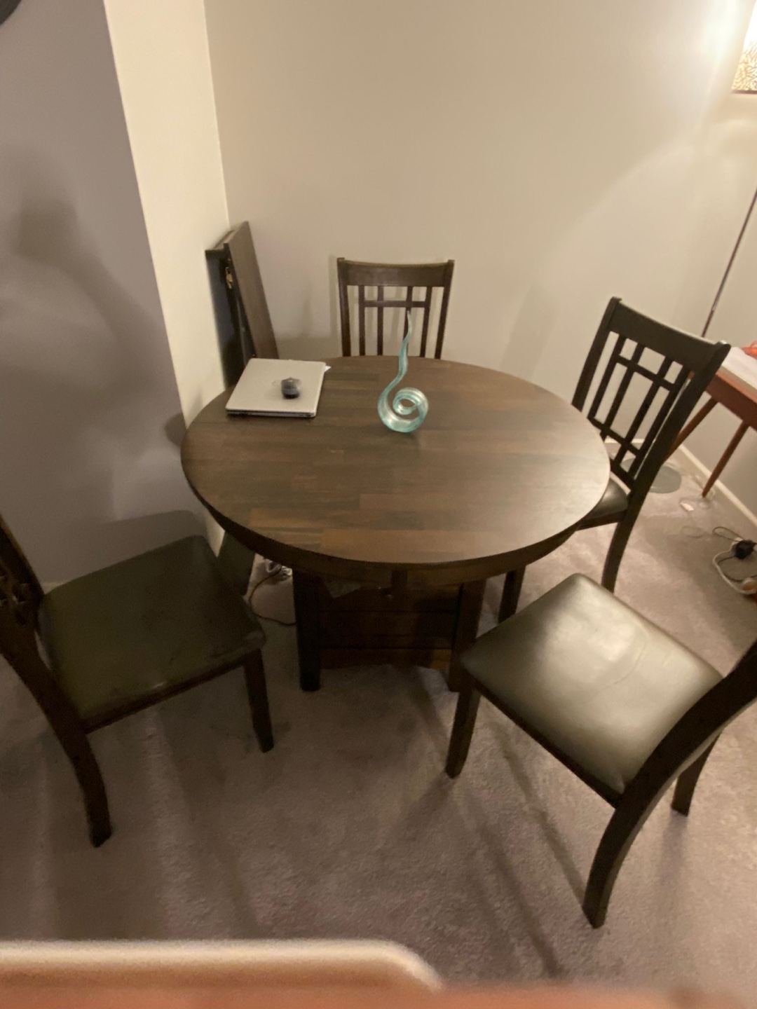 Wooden Dining Set with Chairs - Set of 4