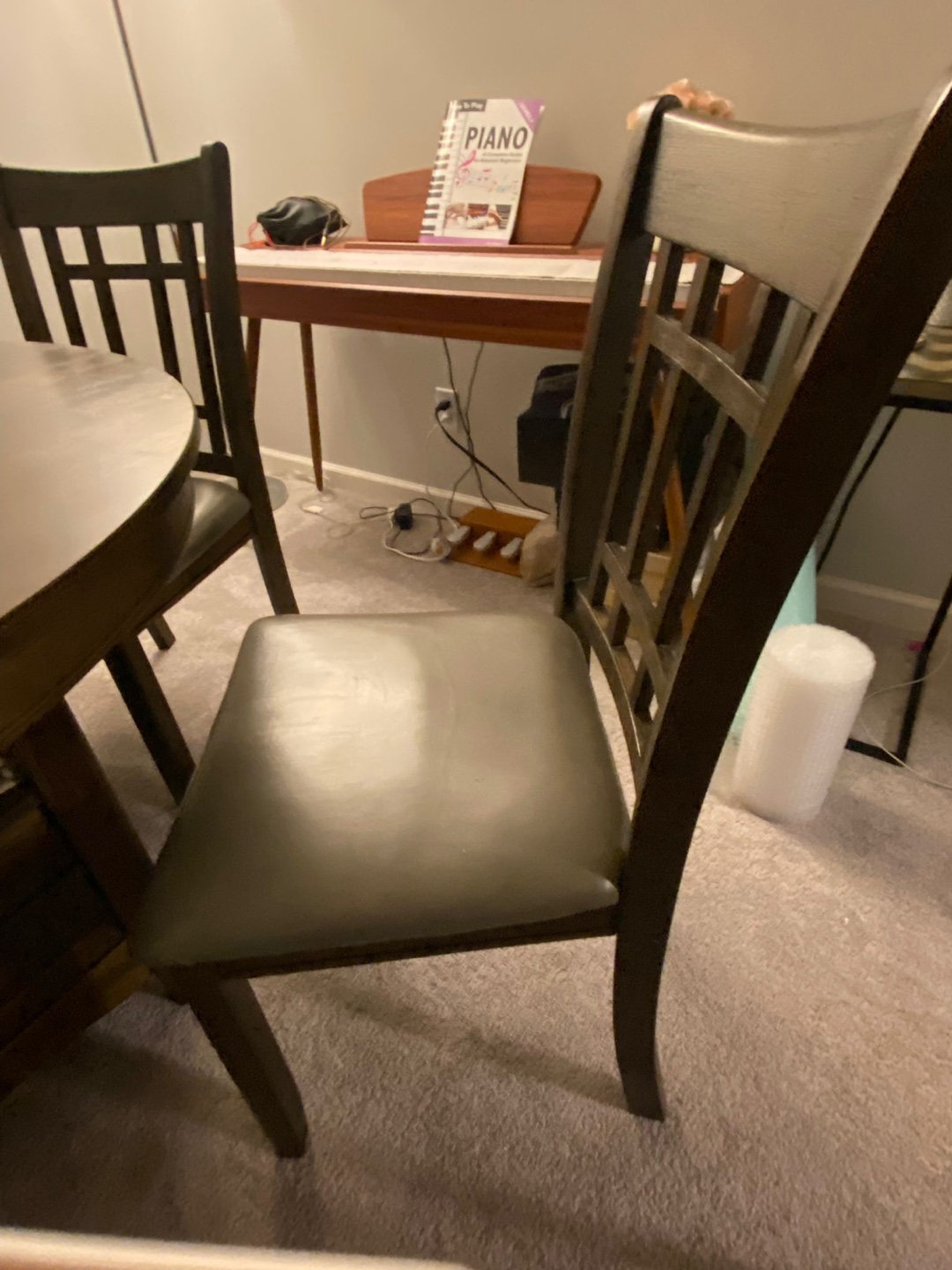 Wooden Dining Set with Chairs - Set of 4 - photo 3