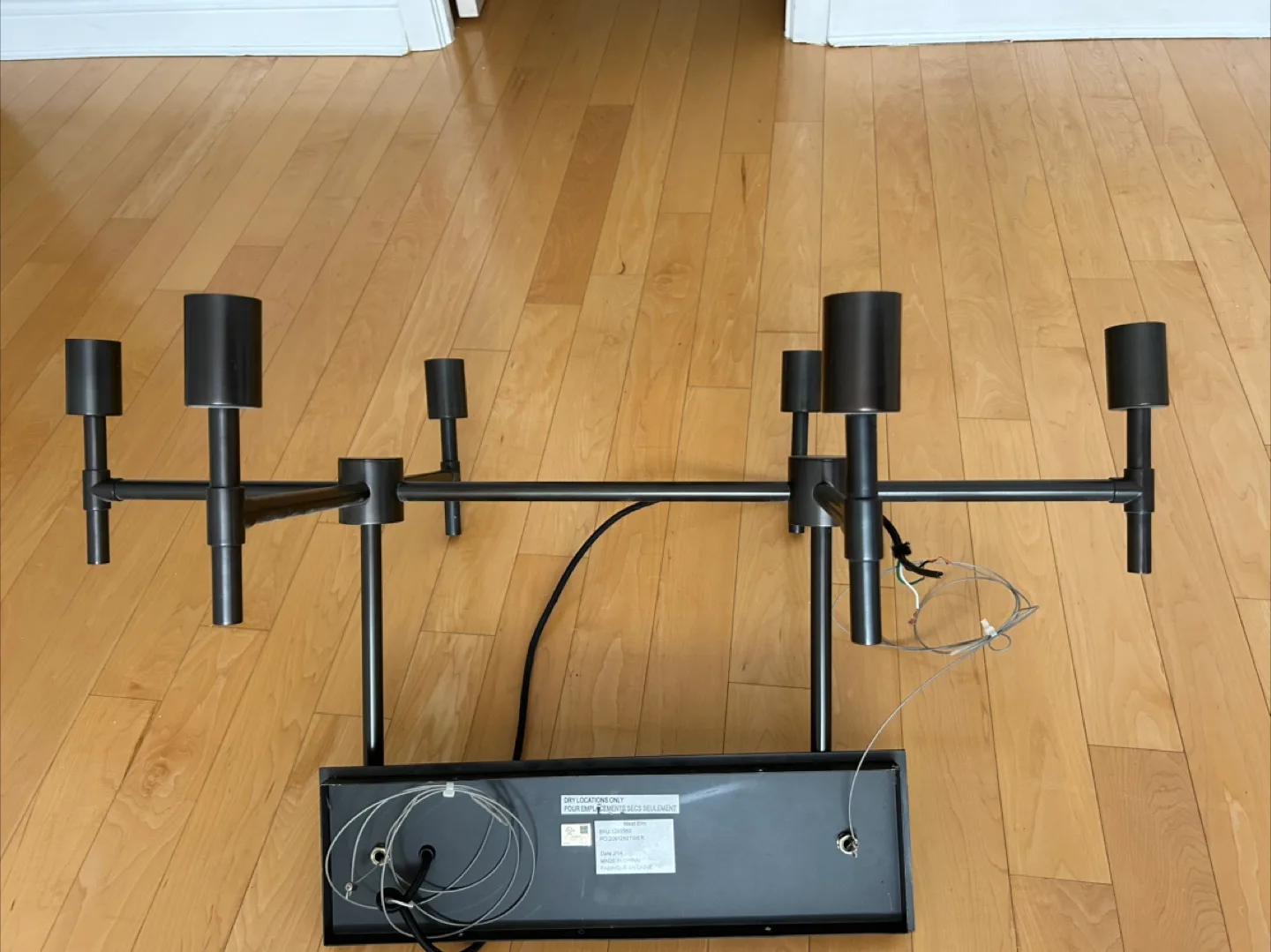 West Elm Industrial Chandelier image indicator(4)