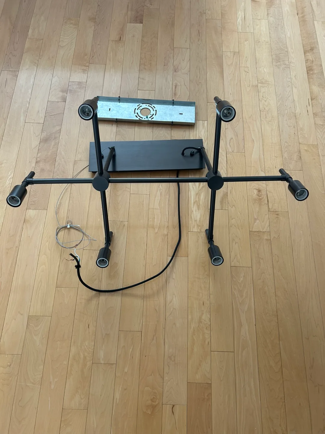 West Elm Industrial Chandelier image indicator(3)