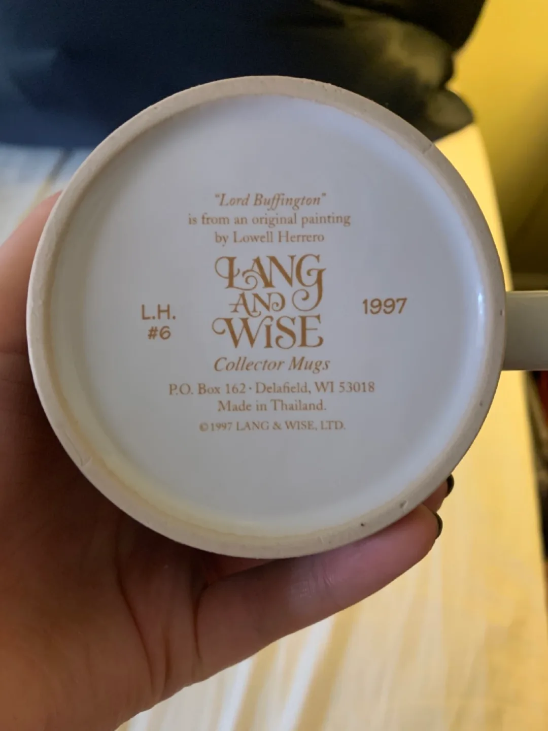 Ceramic Blue Cat Mug image indicator(2)