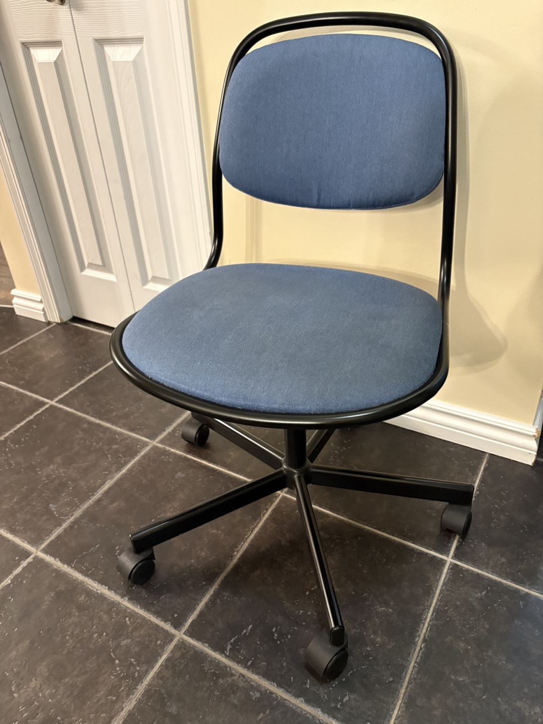 IKEA ÖRFJÄLL Swivel Chair, Dark Blue