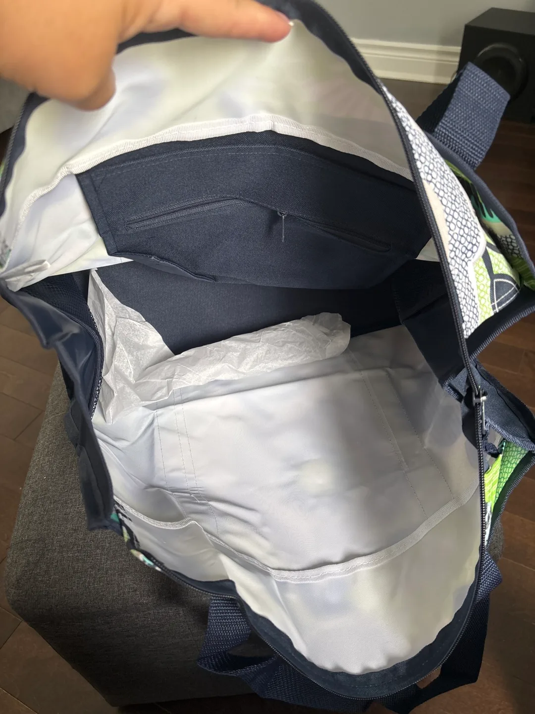 Thirty-One Gifts Large Utility Tote - Floral image indicator(3)