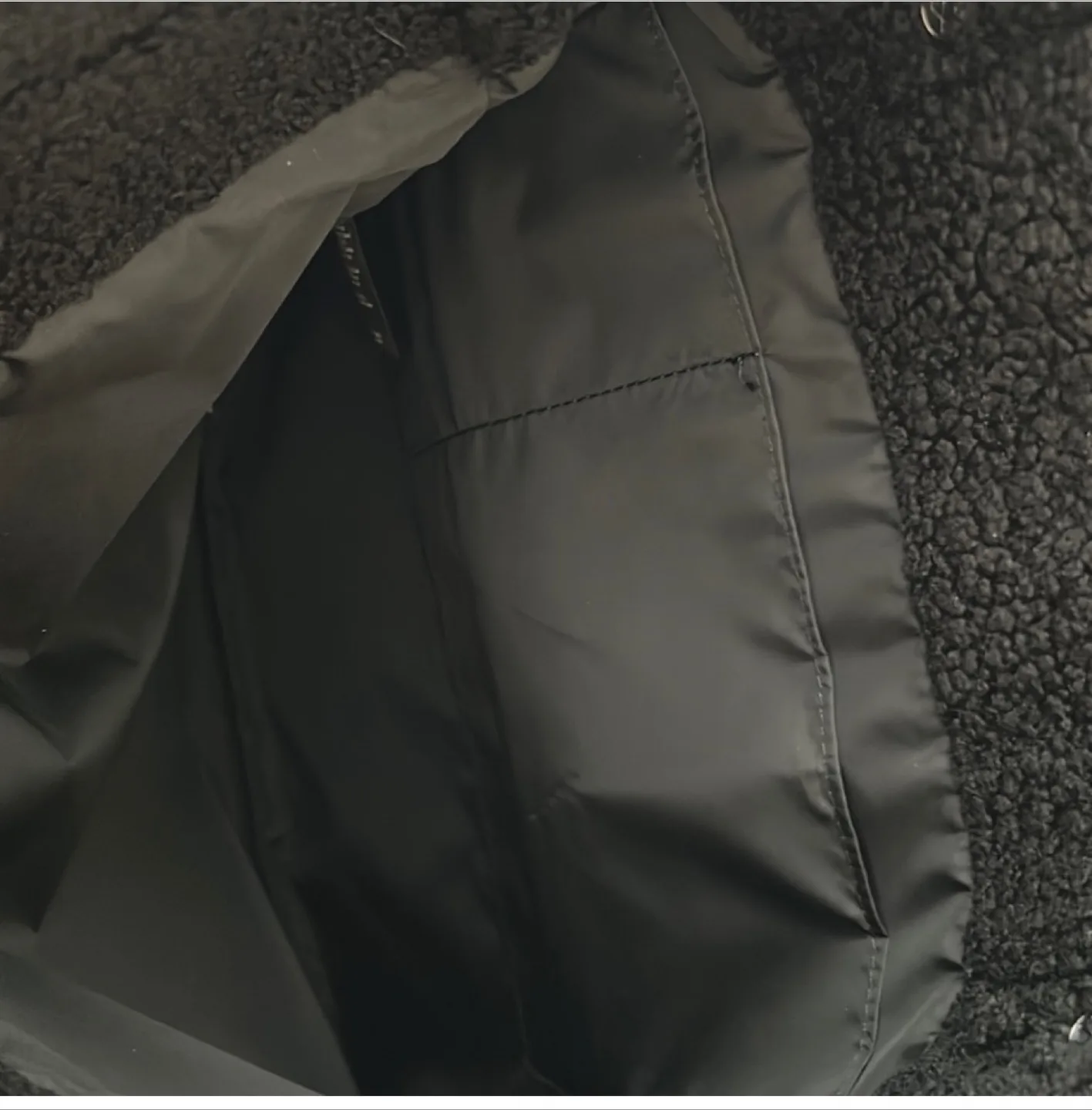 Rag & Bone Black Sherpa Tote Bag image indicator(3)