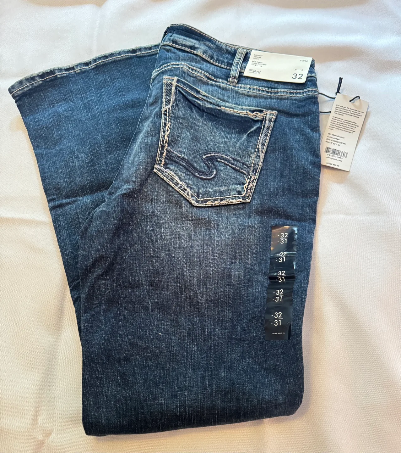 Silver Jeans Co. Flyss Bootcut - Size 32wx31l thumbnail