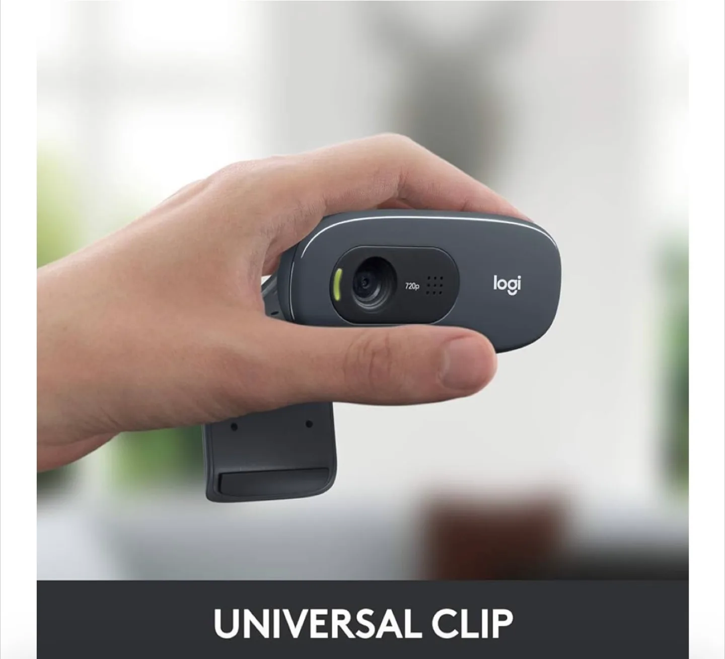 Logitech C270 HD Webcam - Black thumbnail