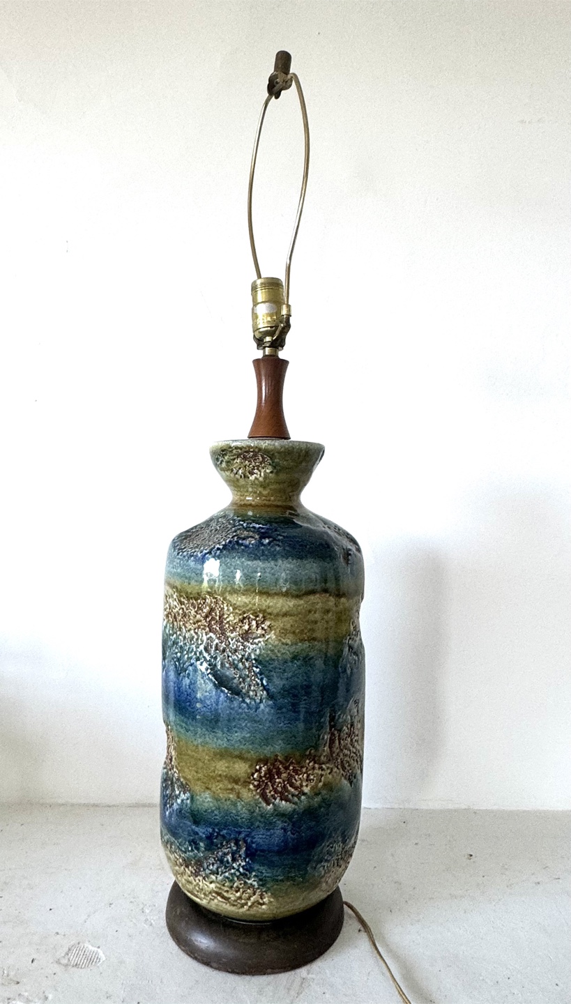 MCM Ceramic Table Lamp - photo 5