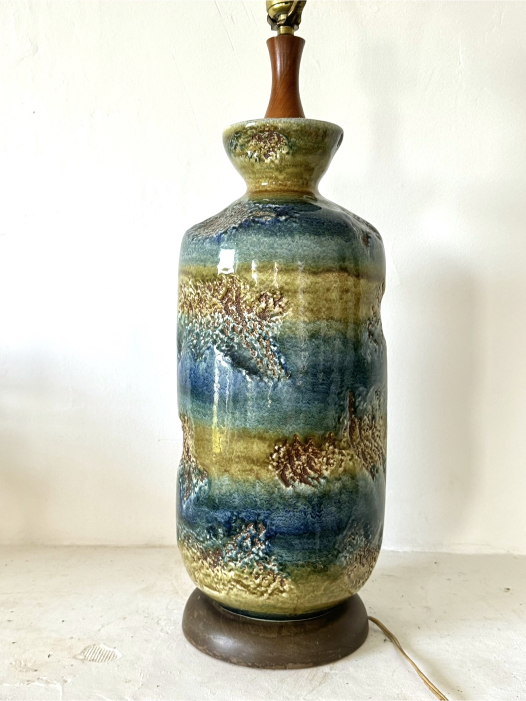 MCM Ceramic Table Lamp - photo 4