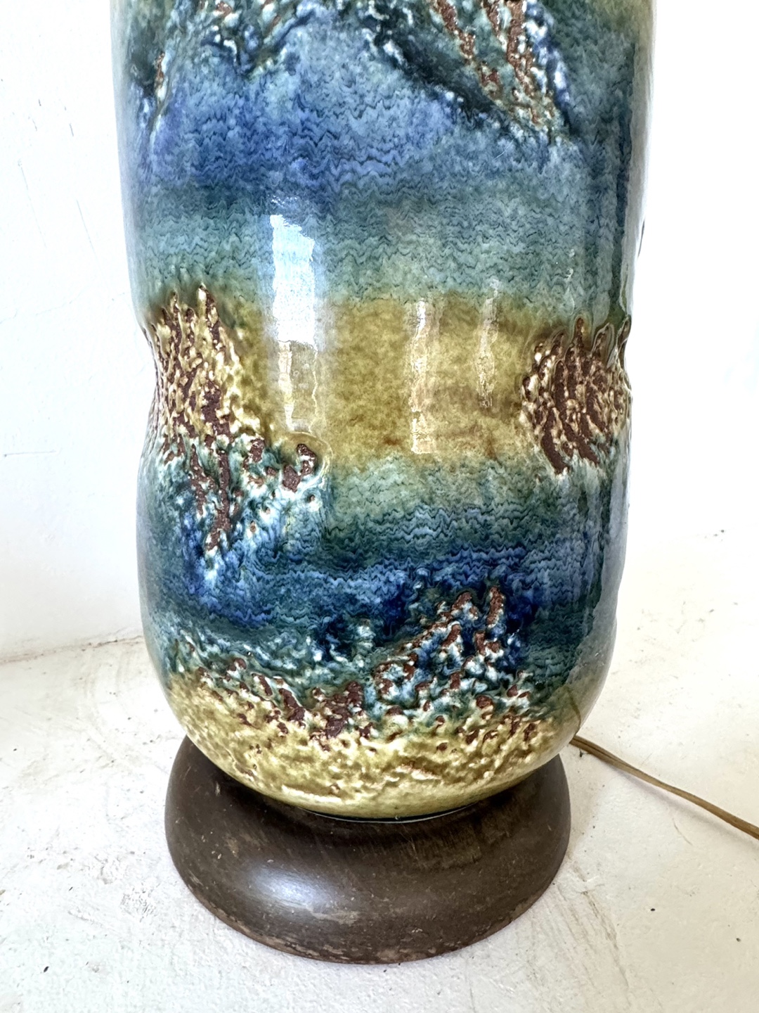 MCM Ceramic Table Lamp - photo 3