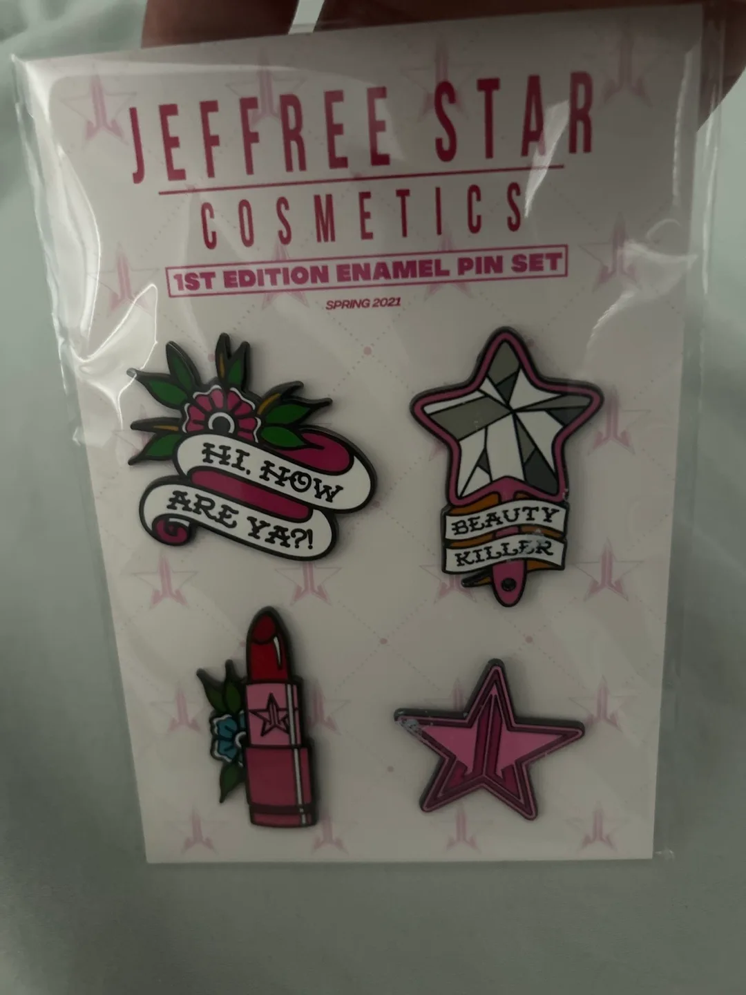 Jeffree Star  1st Edition Enamel Pin Set - NEW image indicator(3)