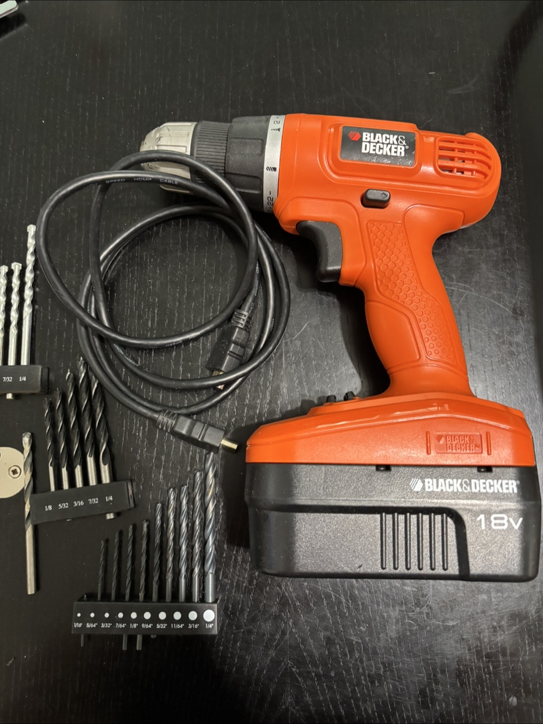 Black & Decker 18V Cordless Drill