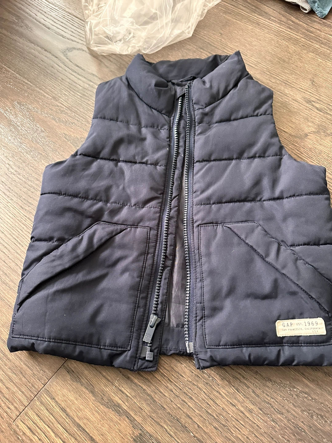 GAP Baby Puffer Vest - Navy Blue 2T to 3T