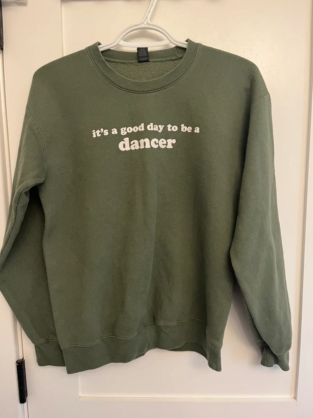 Dance Jam Olive Green Sweatshirt thumbnail