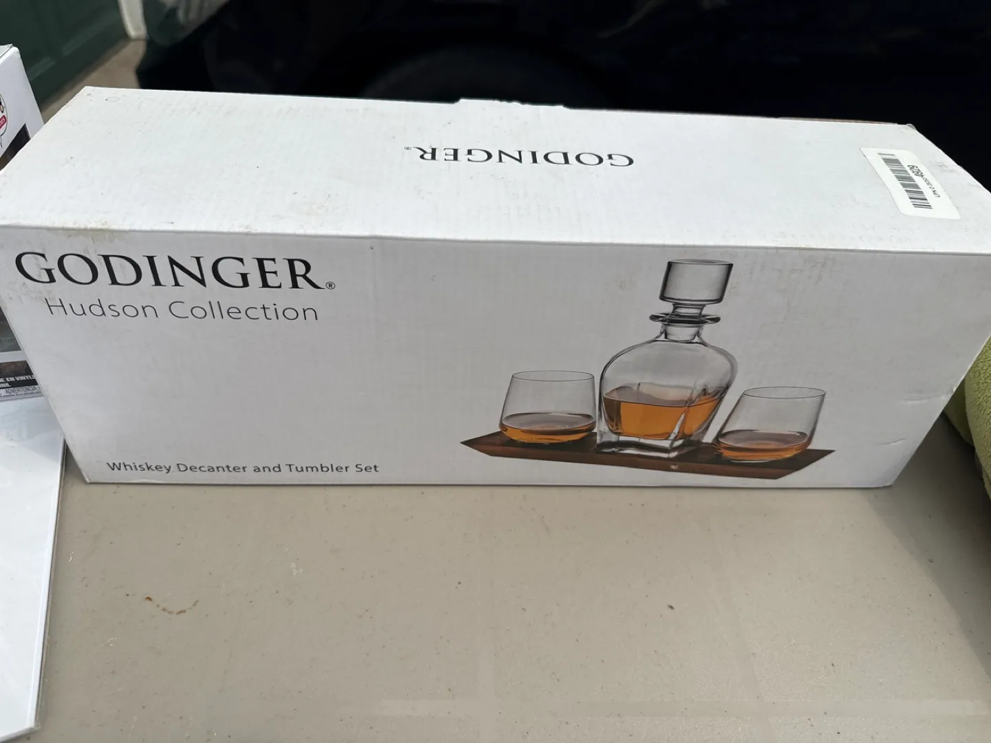 Godinger Hudson Whiskey Decanter & Tumbler Set