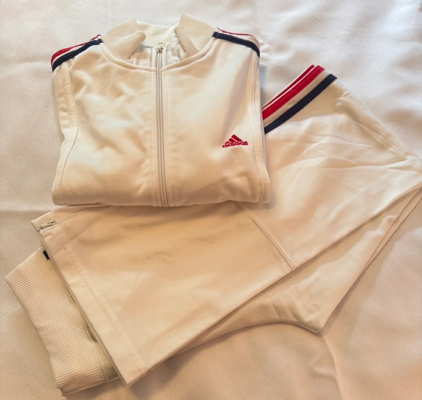 Vintage Adidas White Tracksuit thumbnail