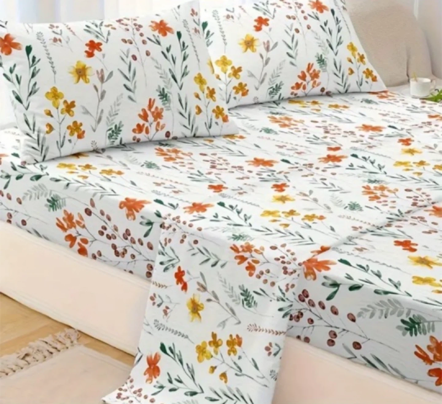 4 pieces Bedsheet set, Various designs, King size - photo 3