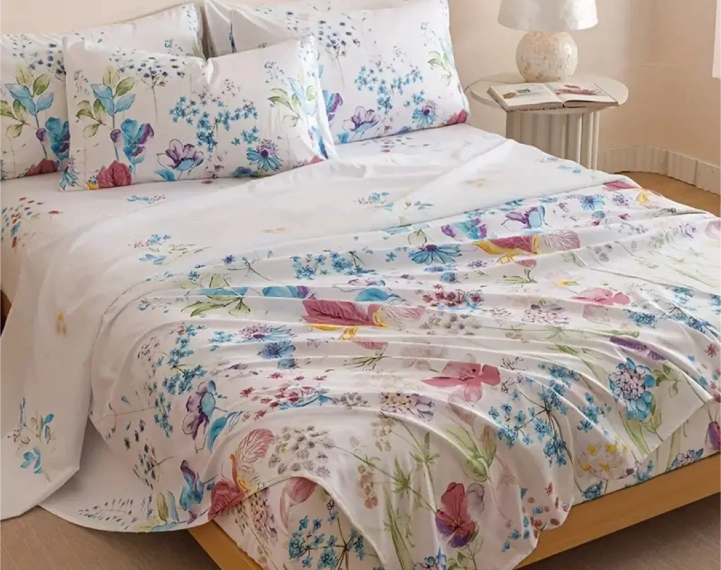 4 pieces Bedsheet set, Various designs, King size image indicator(7)