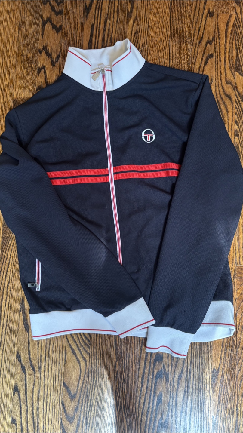 Sergio Tacchini Track Jacket - Navy & Red