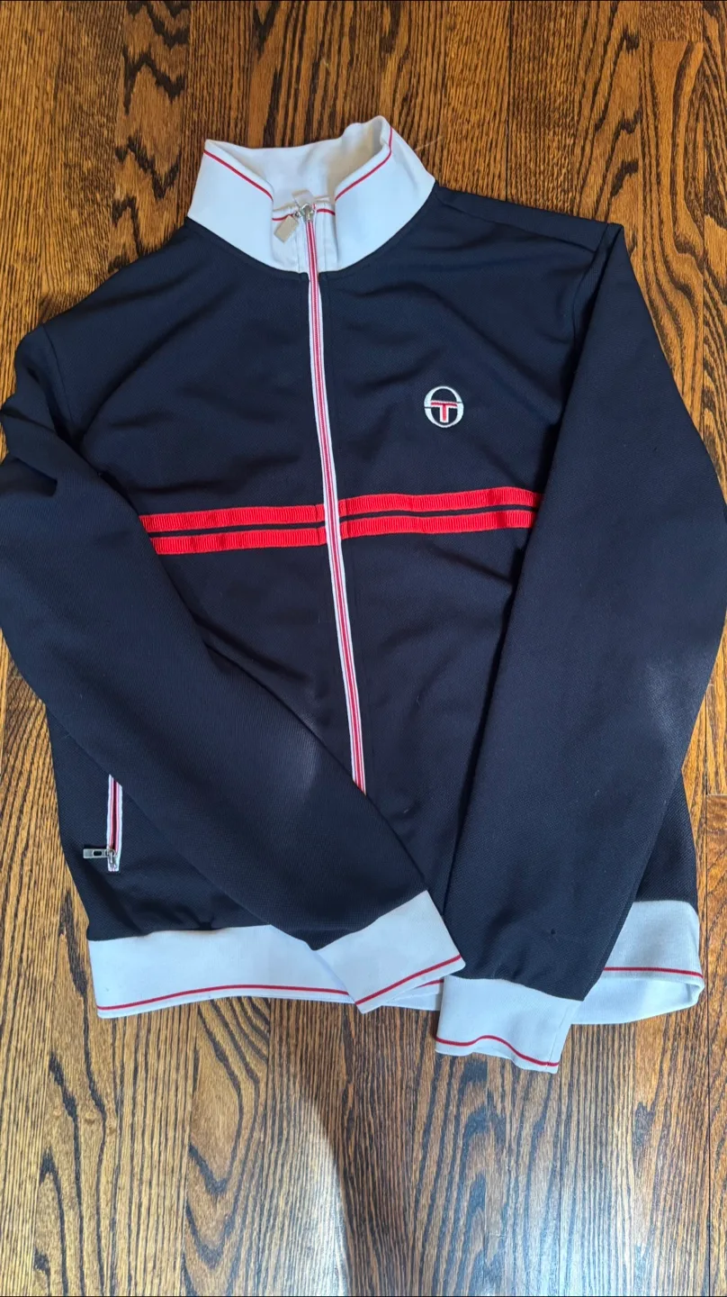 Sergio Tacchini Track Jacket - Navy & Red thumbnail