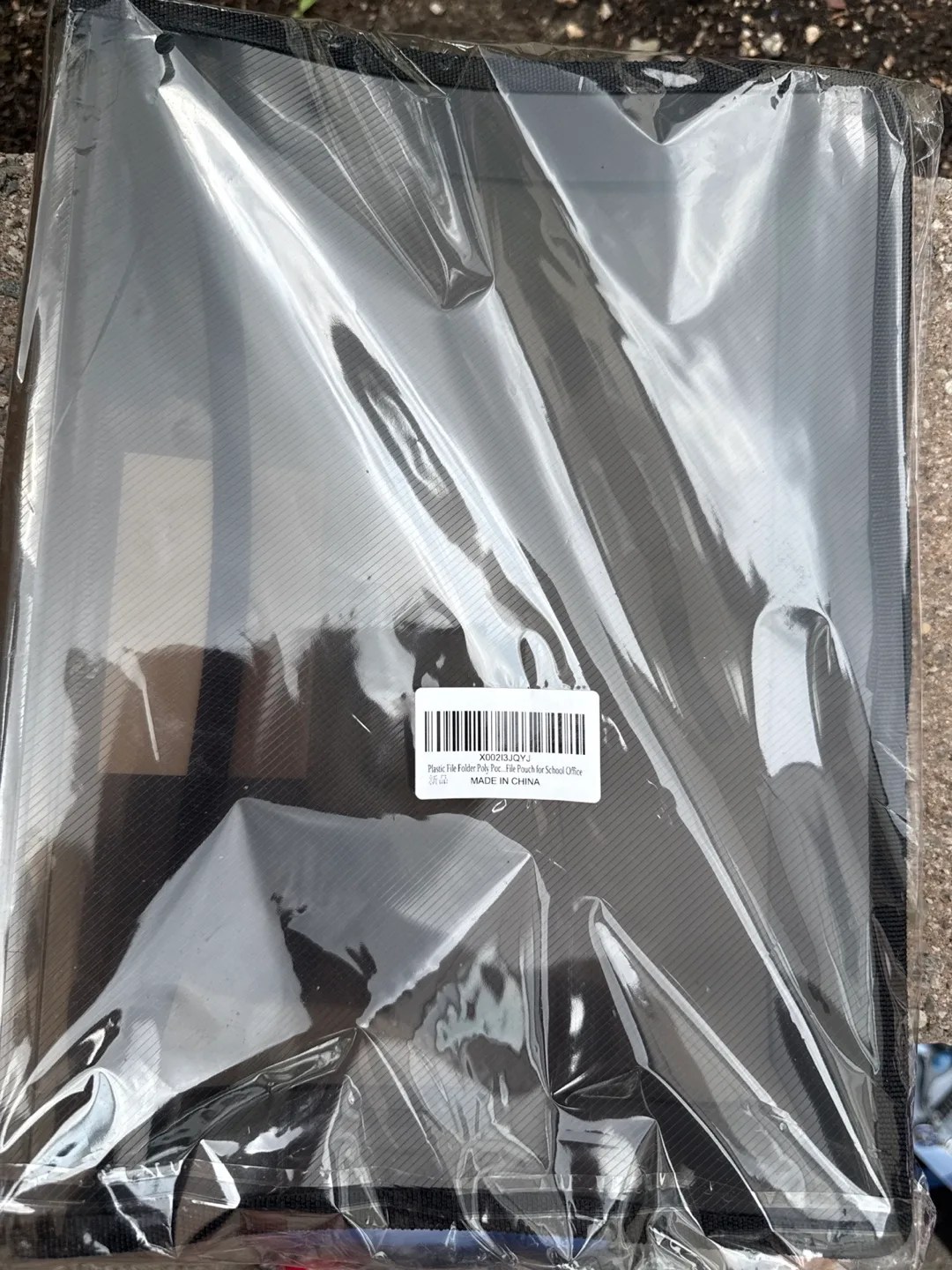 New Plastic File Folder Poly Pouch