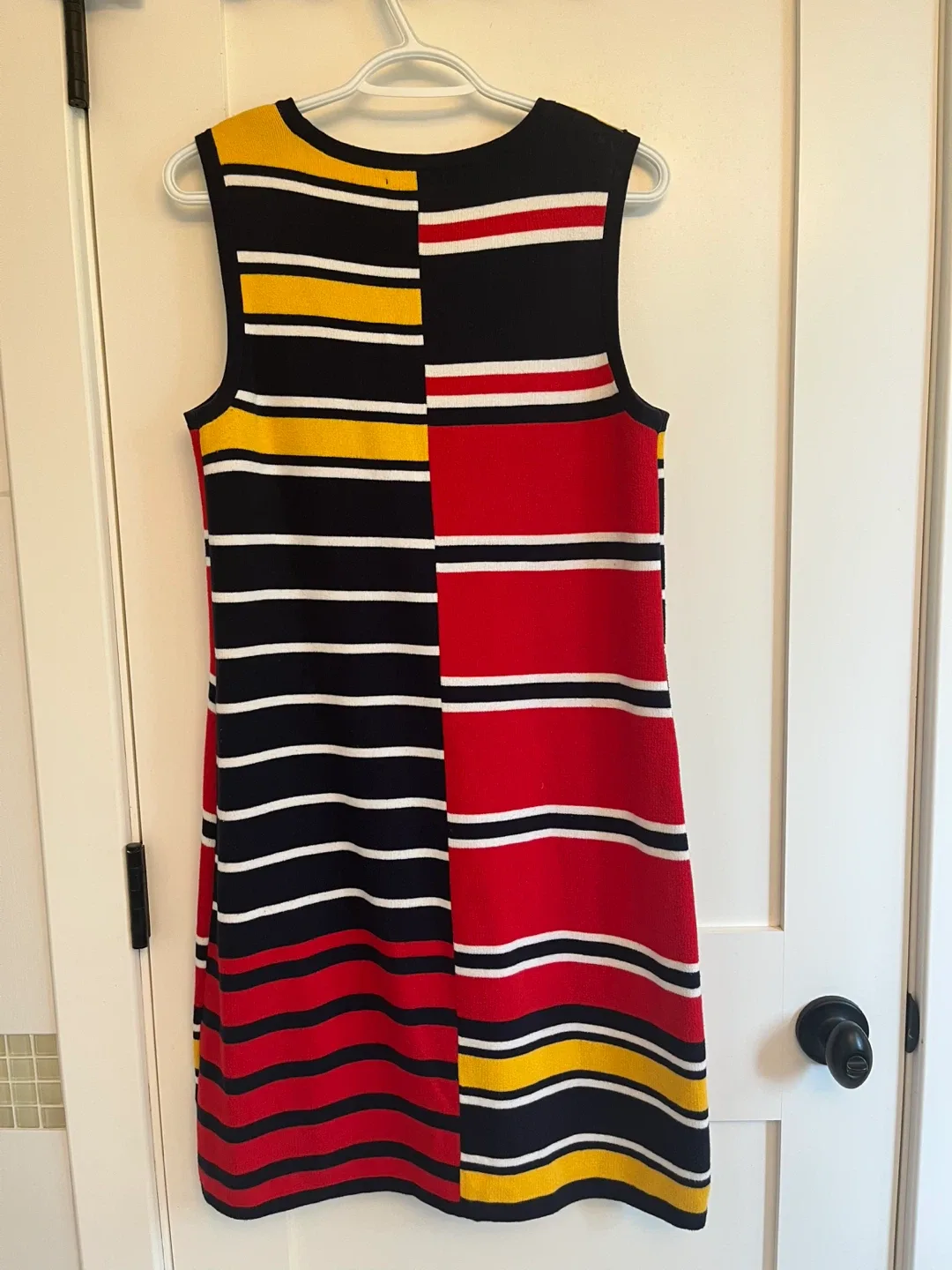 Tommy Hilfiger Striped Knit Sleeveless Dress image indicator(2)