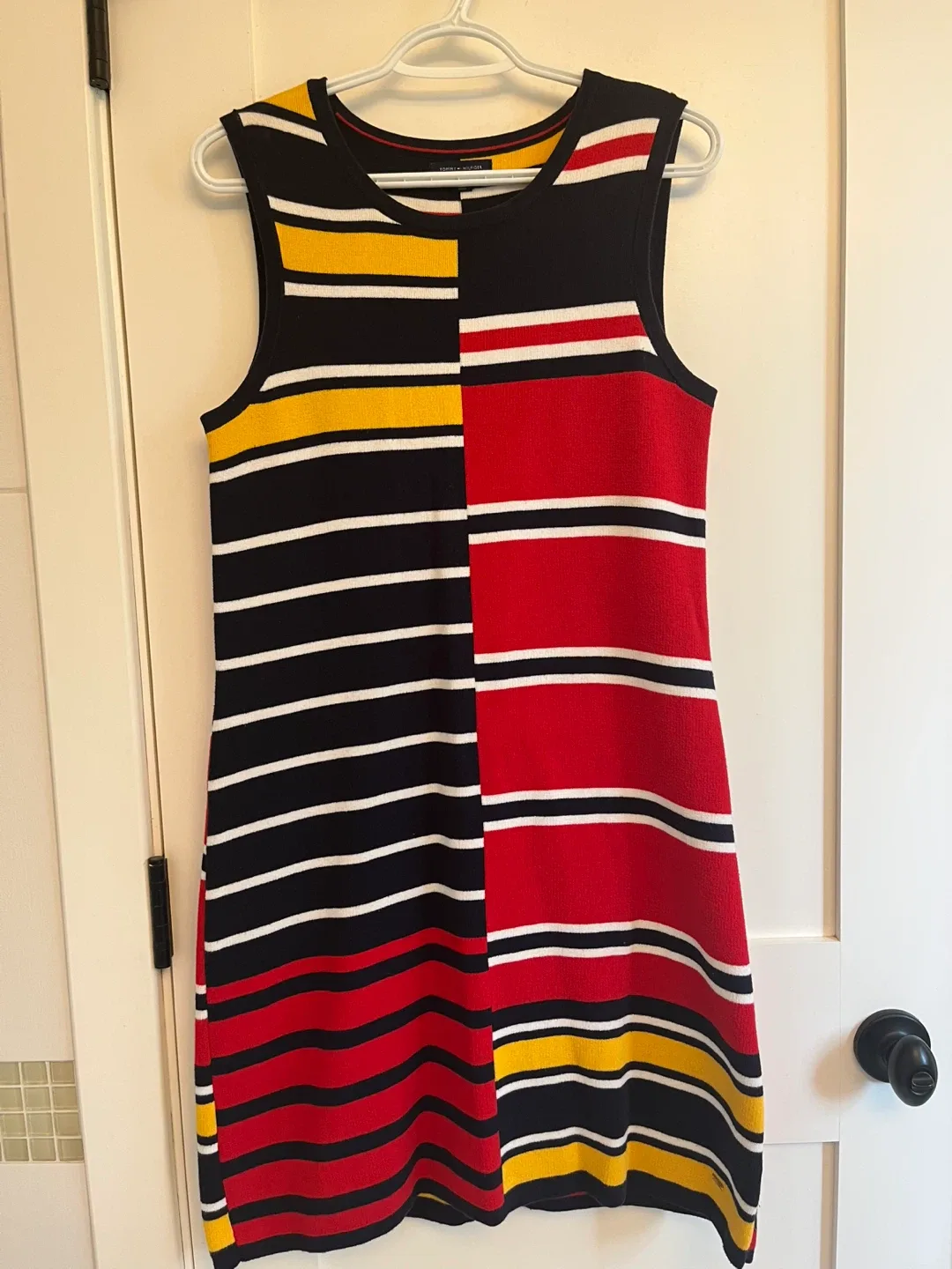 Tommy Hilfiger Striped Knit Sleeveless Dress thumbnail