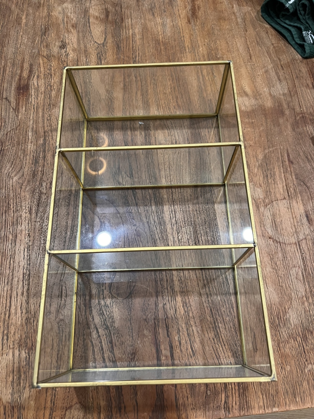 Glass & Gold Display Shelf - photo 4