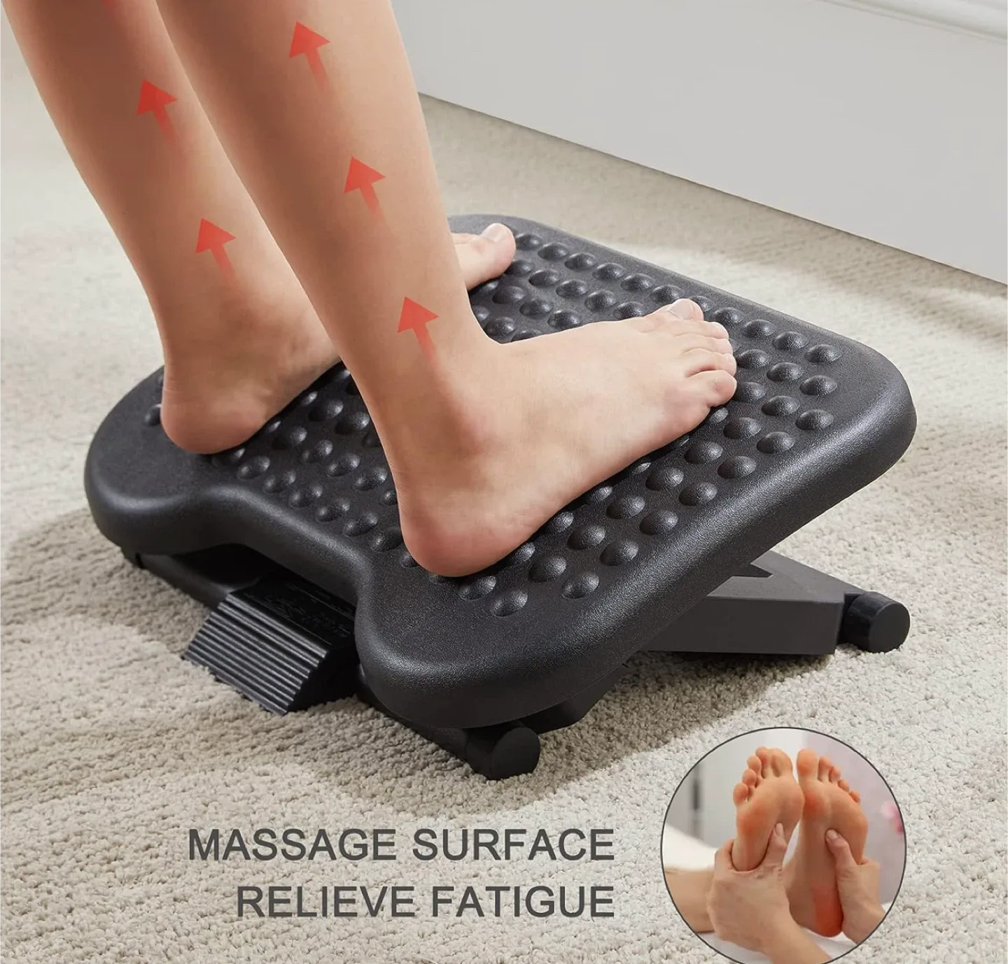 Adjustable Foot Rest - Black image indicator(2)