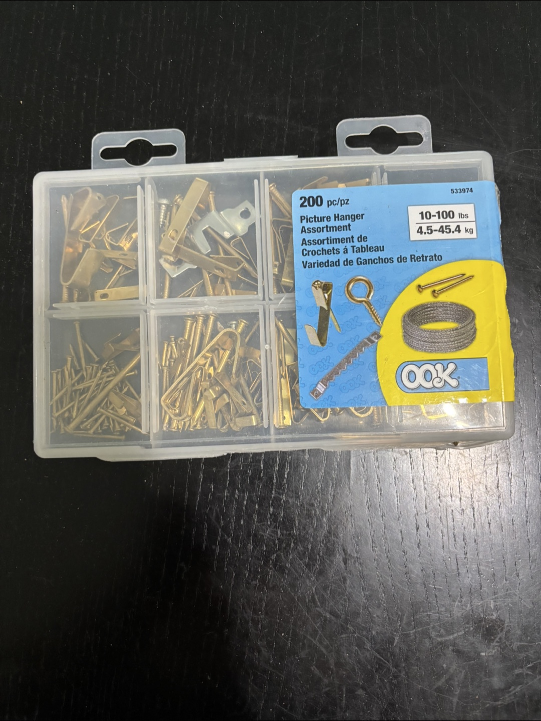 OOK 200 pc Picture Hanger Assortment