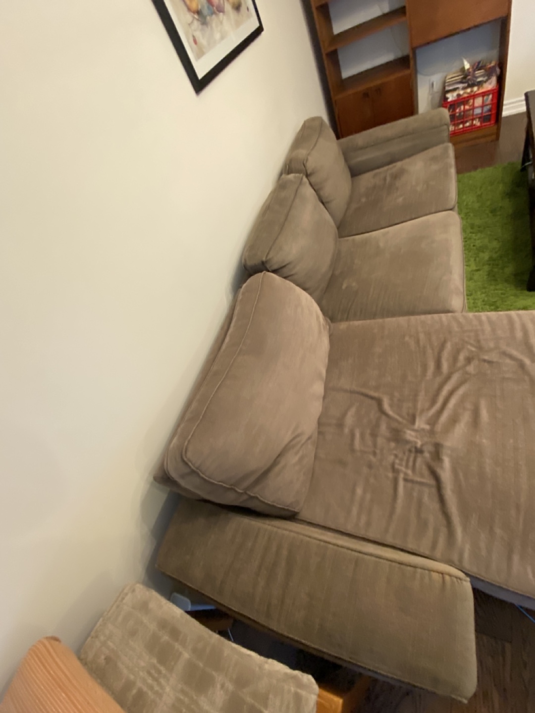 Gray/Brown Sectional Sofa - photo 3