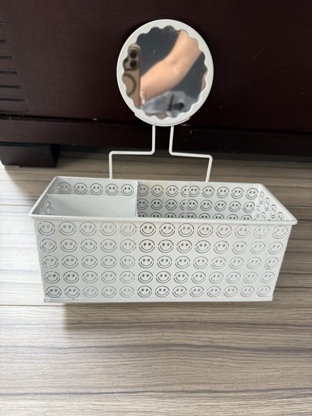 Makeup skin care Organizer with Mirror